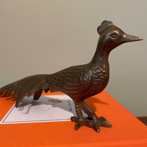 Vintage brass peacock - Picture 2 of 2